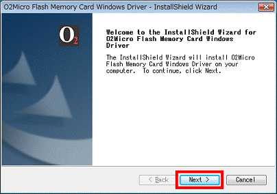 「Next」ボタンをクリック