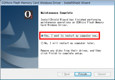 Maintenance Complete