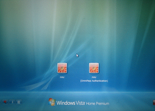 Windowsのログオン画面