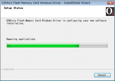 インストール中
