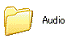Audioフォルダをクリック