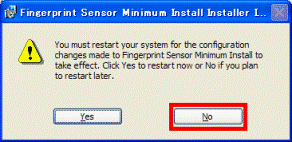 You must restart your system