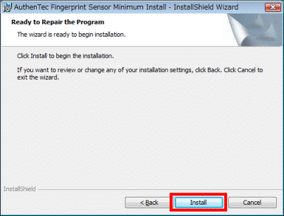 「Install」ボタンをクリックします