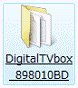 「DigitalTVbox_898010BD」フォルダをクリック