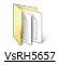 作成されたVsRH5657フォルダーをクリック 