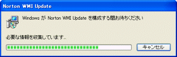 Norton WMI Updateの削除中