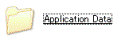 Application Dataフォルダ
