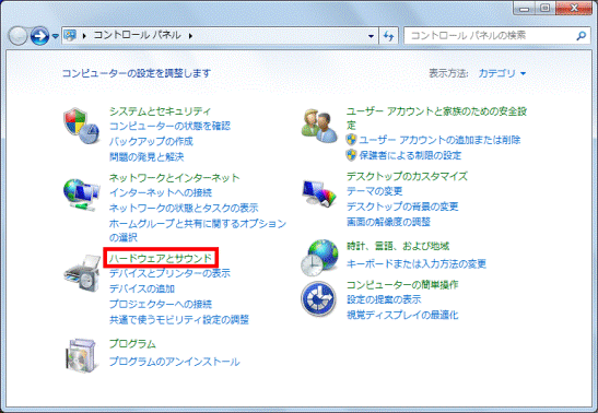 ハードウェアとサウンド
