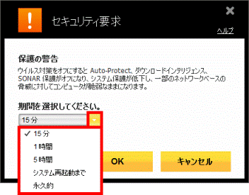 Norton Internet Security 2012 - セキュリティ要求