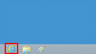 「Internet Explorer」をクリック
