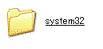 system32フォルダをクリック