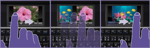 画像をスライドする