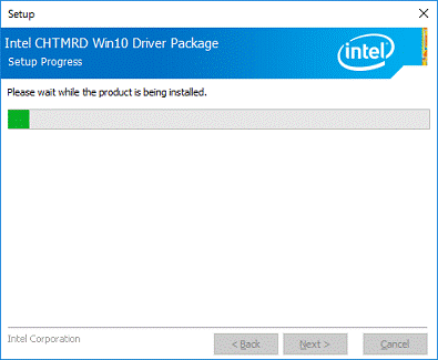 インストール中