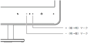 明るさ調節マーク
