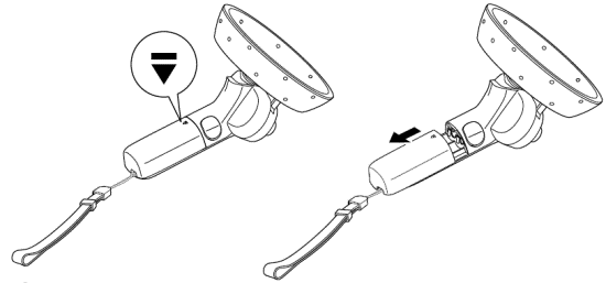 フタを下にスライド