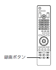 リモコンの録画ボタン