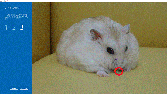 3つ目のジェスチャ