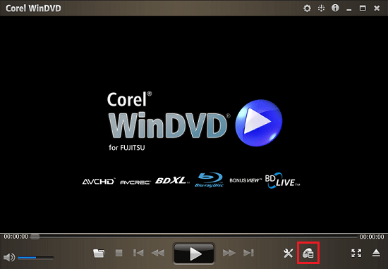 「メディアの種類」ボタンをクリック