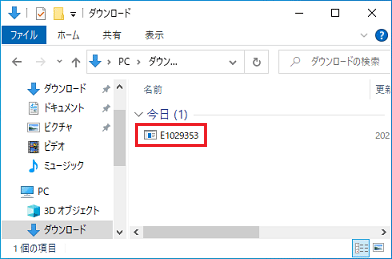 「E1029353」（または「E1029353.exe」）アイコン