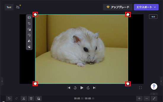 大きさを変更する