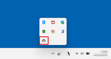 「OneDrive」を右クリック