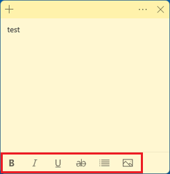 太字や斜体などを選択したり、画像を追加