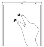 ピンチイン操作