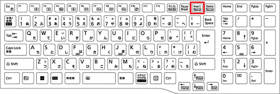 FMV Q&A - 文字が上書きして入力されます。 - FMVサポート