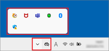 システムトレイ