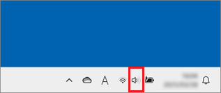 タスクバーの右側にある「スピーカー」アイコンをクリックし、クイック設定を表示