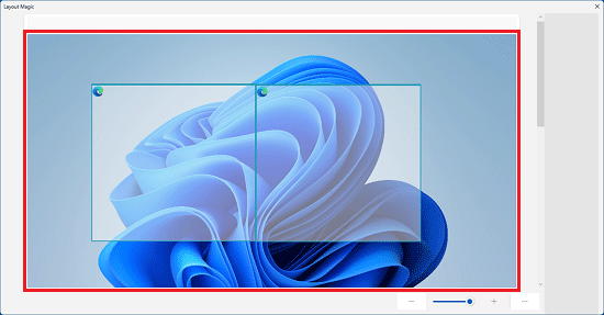 再現したいレイアウトをダブルクリック