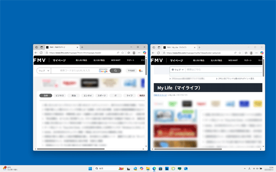 レイアウトを登録したいアプリをデスクトップに配置