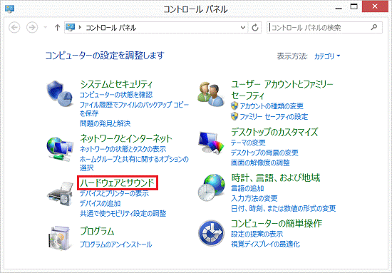 ハードウェアとサウンド