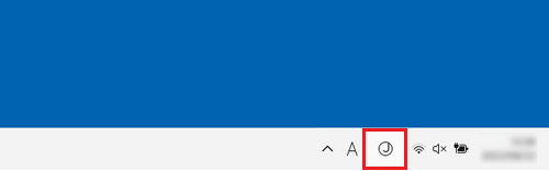 Microsoft IMEに切り替わったことを確認