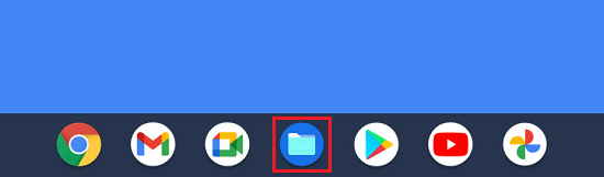 画面下に「ファイル」アイコンが表示されている場合はクリック