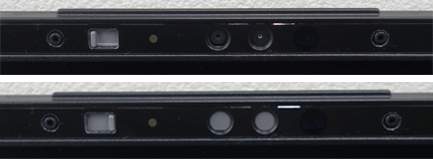 つまみが左側にある場合