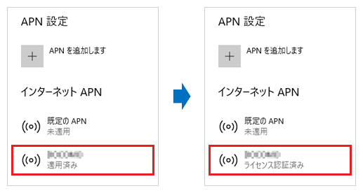 「アクティブ化済み」または「ライセンス認証済み」と表示
