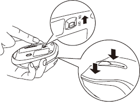 左ボタンと右ボタンを押しながら、電源スイッチをON