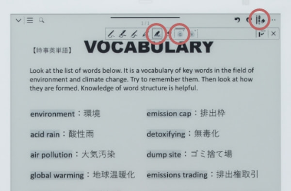 暗記モード（テキストのマスク）