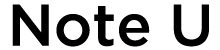 Note U