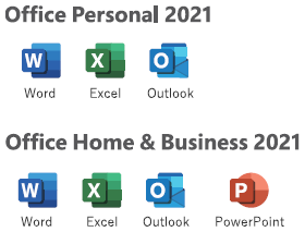 Office Personal 2021 Office Home & Business 2021