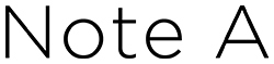 Note A