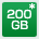 200GB