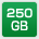 250GB