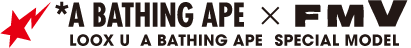 A BATHING APE~FMVwLOOX U (A BATHING APE SPECIAL MODEL)x