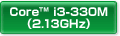Core™ i3-330M i2.13GHzj