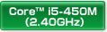 Core™ i5-450M i2.40GHzj