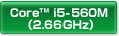 Core™ i5-560M i2.66GHzj