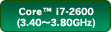 Core™ i7-2600i3.40`3.80GHzj