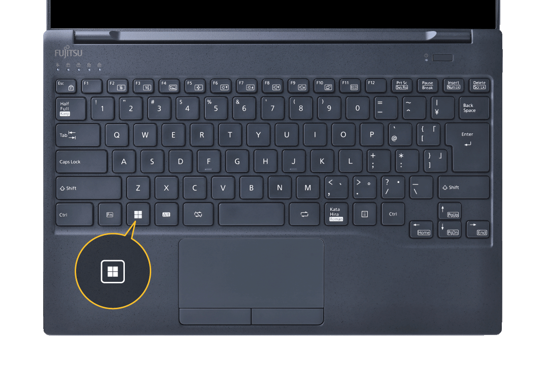▼Windowsキーの配置はここ！